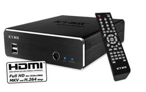 Player HD IcyBox IB-MP30 9HW-B, WLAN, HDMI, MKV, PL - 2824916369