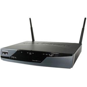 CISCO876W-G-E-K9 Security router ADSL over ISDN WiFi G 4xLAN 1xADSL 2xRP-TNC Annex B