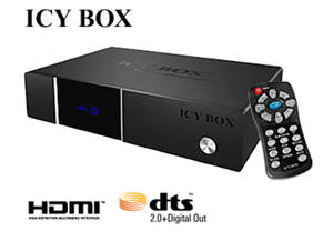 Player HD IcyBox IB-MP30 5A-B, HDMI, MKV, LAN, PL - 2824916372