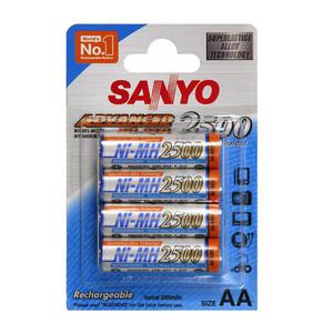 SANYO AKUMULATOR R6(AA) 2500mAh 4SZT/BLISTER HR-3U-4BP - 2824919928