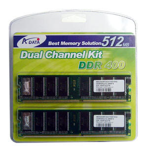 DIMM DDR 1GB, 400MHz, A-DATA (KIT 2x512MB), Retail - 2824911513