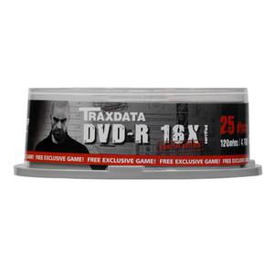 TRAXDATA DVD-R 4,7GB 16X CAKE*25 + SplinterCell Double Agent SPECIAL EDITION 9077A3ITRA015 - 2824921039