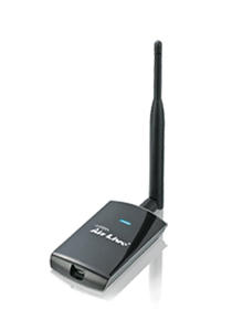 Airlive karta sieciowa WiFi G + antena 5dBi (odkrcana) Moliwo pracy jako AP WL-1700USB - 2824918670