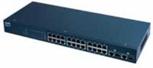 Zyxel ES-1124 - 10/100 ethernet switch /24 port/, 19'' rack - 2824921809