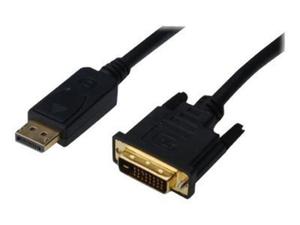 ASM AK-340301-030-S ASSMANN Kabel Displayport 1.1a z zatrzaskiem Typ DP/DVI-D (24+1) M/M czarny 3m - 2875034310