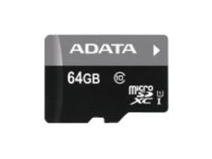 ADATA AUSDX64GUICL10-RA1 ADATA karta pamici micro SDXC UHS-I 64GB (Video Full HD) +SDHC Adapter - 2873532831