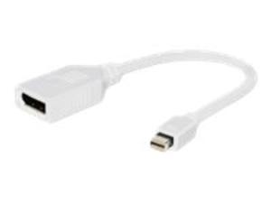 GEMBIRD A-MDPM-DPF-001-W Gembird adapter Displayport mini(M) -> Displayport(F), biay, na kablu 10cm - 2875273818