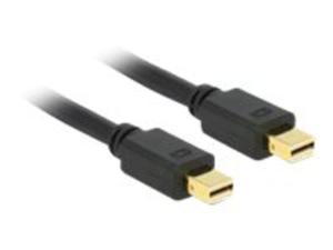 DELOCK 83472 Delock kabel mini Displayport (M) - mini Displayport (M) 0.5m, black - 2875034500