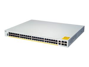 CISCO Catalyst 1000 48-Port Gigabit PoE+ PoE Budget 370W 4 x 1G SFP Uplinks LAN Base - 2874558961