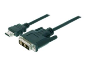 ASM AK-330300-030-S ASSMANN Kabel adapter HDMI 1.3 Standard Typ HDMI A/DVI-D (18+1) M/M czarny 3m - 2875034882