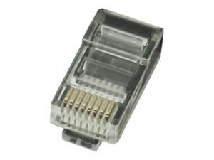 GEMBIRD LC-8P8C-002/100 Gembird wtyk sieciowy RJ45 (100 sztuk) kat. 6, 8P8C, 30U, do drutw - 2875156601