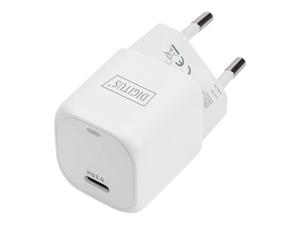 DIGITUS USB-C Mini Charging Adapter 20W PD 3.0 white - 2874327924