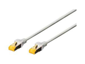 DIGITUS Kabel krosowy (patch cord) RJ45-RJ45 kat.6A S/FTP AWG 26/7 LSOH 10m szary 1szt - 2874328071