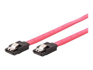 GEMBIRD CC-SATAM-DATA-0.3M Gembird kabel do dyskw SATA DATA III (6GB/S) 30cm metalowe zatrzaski czerwony - 2874476936