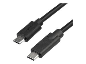 AKYGA Kabel USB AK-USB-16 micro USB B m / USB type C m ver. 2.0 1.0m - 2874559894