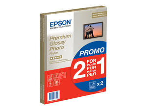 EPSON Premium glossy photo paper inkjet 255g/m2 A4 2x15 sheets 1-pack BOGOF - 2875274228