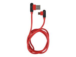 NATEC NKA-1199 Extreme Media kabel microUSB - USB 2.0 (M), 1m, ktowy, czerwony - 2874562576