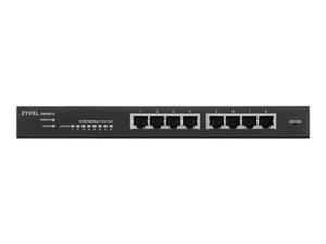 ZYXEL GS1915-8EP 8-port GbE PoE Smart hybrid mode Switch standalone or NebulaFlex Cloud 60 Watt 802.3at desktop fanless - 2875157053