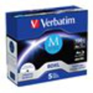 VERBATIM 43834 Verbatim BluRay M-DISC BD-R jewel case 5 100GB 4x Inkjet Printable - 2875273559