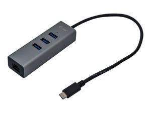 ITEC C31METALG3HUB i-tec USB C Metal 3 port HUB Gigabit Ethernet 1x USB C do RJ-45 3x USB 3.0 LED - 2875033731