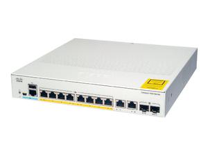 CISCO Catalyst 1000 8-Port Gigabit PoE+ PoE Budget 120W 2 x 1G SFP Uplinks LAN Base with external Power Supply - 2874326795