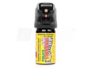 Gaz pieprzowy ESP Police Tornado z latark LED - 15% MSDS, opatentowana konstrukcja, 40/50 ml, Pojemno - 40 ml - 2877475701