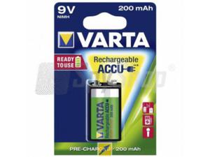 Akumulator Varta Ready2Use 9V/6F22 200mAh - 2859865410