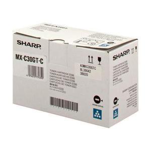 Sharp Toner MX-C30GTC Cyan 6K MX-C250F, MX-C250fe, MX-C300P, MX-C300W, - 2877996759