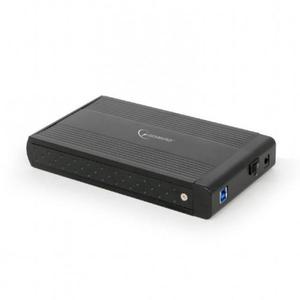 Kiesze GEMBIRD EE3-U3S-3 (3.5"; USB 3.0; Aluminium; kolor czarny) - 2878203882