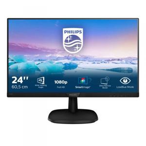 Monitor Philips 243V7QJABF/00 (23,8"; IPS/PLS; FullHD 1920x1080; DisplayPort, HDMI, VGA; kolor czarny) - 2878347929