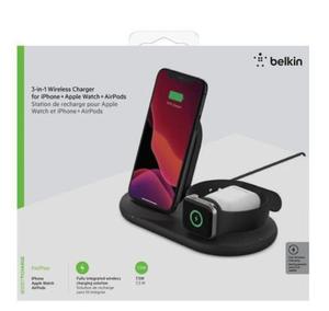 Belkin adowarka Wireless 3in1 pad czarna - 2877323122