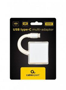 Gembird Adapter USB typ C srebrny - 2870851032