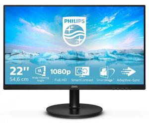 Monitor Philips 221V8A/00 (21,5"; VA; FullHD 1920x1080; HDMI, VGA; kolor czarny) - 2875295124