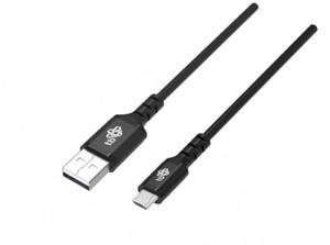 TB Kabel USB-Micro USB 2m silikonowy czarny Quick Charge - 2878803828
