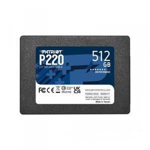 SSD PATRIOT P220 512GB SATA3 2,5" - 2878204616