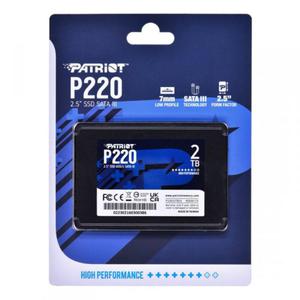 SSD PATRIOT P220 2TB SATA3 2,5" P220S2TB25 - 2877998113