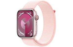 Apple Watch Series 9 GPS + Cellular, 45mm Koperta z aluminium w kolorze rowym z opask sportow w kolorze jasnorowym - 2877891234