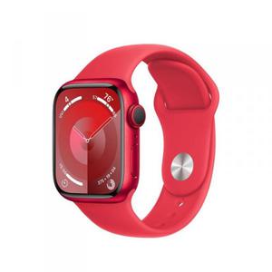 Apple Watch Serie 9 GPS, 41mm Koperta z aluminium z edycji (PRODUCT)RED z paskiem sportowy z edycji (PRODUCT)RED - M/L - 2877078452