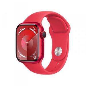 Apple Watch Serie 9 GPS, 41mm Koperta z aluminium z edycji (PRODUCT)RED z paskiem sportowy z edycji (PRODUCT)RED - S/M - 2877541090