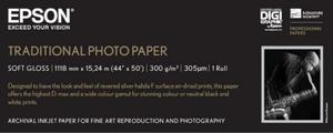Epson Papier fotograficzny Traditional Photo Paper, 44" x 15 m 300g/m2 C13S045056 - 2878100012