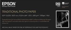 Epson Papier fotograficzny Traditional Photo Paper, 64"x 15m 300g/m2 C13S045107 - 2878100013
