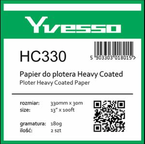 Papier powlekany w roli do plotera Yvesso Heavyweight Coated 330x30m 180g HC330 - 2859743902