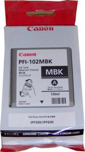Tusz CANON PFI-102MBK 130 ml mattblack do IPF500/510/600/605/610/650/655/710/720/750/755/760/765 LP17/24 - 2824484611