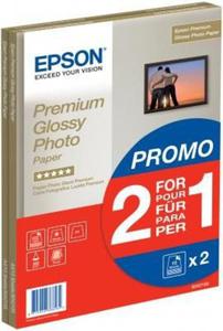 Papier Epson Premium Glossy Photo Paper 2 w cenie 1 A4; 255 g; 2x15 kartek S042169 - 2824484698