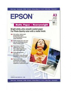 Papier Epson Matowy A3 Heavy Weight (50 ark.), 167g/m2 S041261 - 2824484859