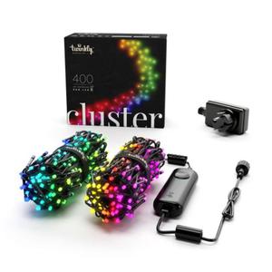 Twinkly Cluster 400 Led RGB black wire Plug F (EU type) 5x0,7 m - OUTLET - 2877122022