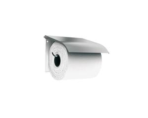 Uchwyt papieru toaletowego z klapk BRA mat - 2862761891