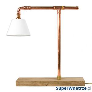 Lampa biurkowa Gie El miedziana - 2836085498