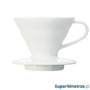 Hario ceramiczny Drip V60-01 biay - 2857345392