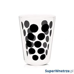 Szklanka 350 ml Zak! Designs Dot czarna - 2848506585